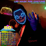 Glowing LED Skull Mask