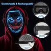 Glowing LED Skull Mask