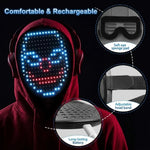 Glowing LED Skull Mask