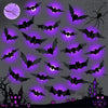 Lighted Spooky Bat Halloween Decorations