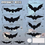 Lighted Spooky Bat Halloween Decorations