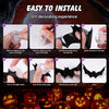 Lighted Spooky Bat Halloween Decorations