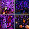 Lighted Spooky Bat Halloween Decorations