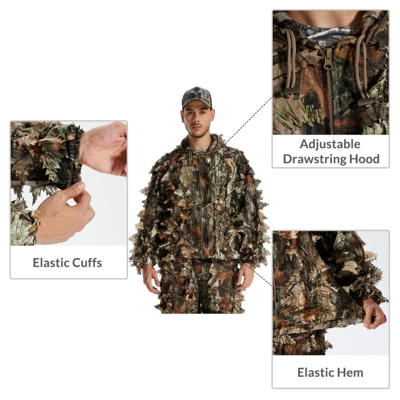 Leafy Ghillie Hunting Suit